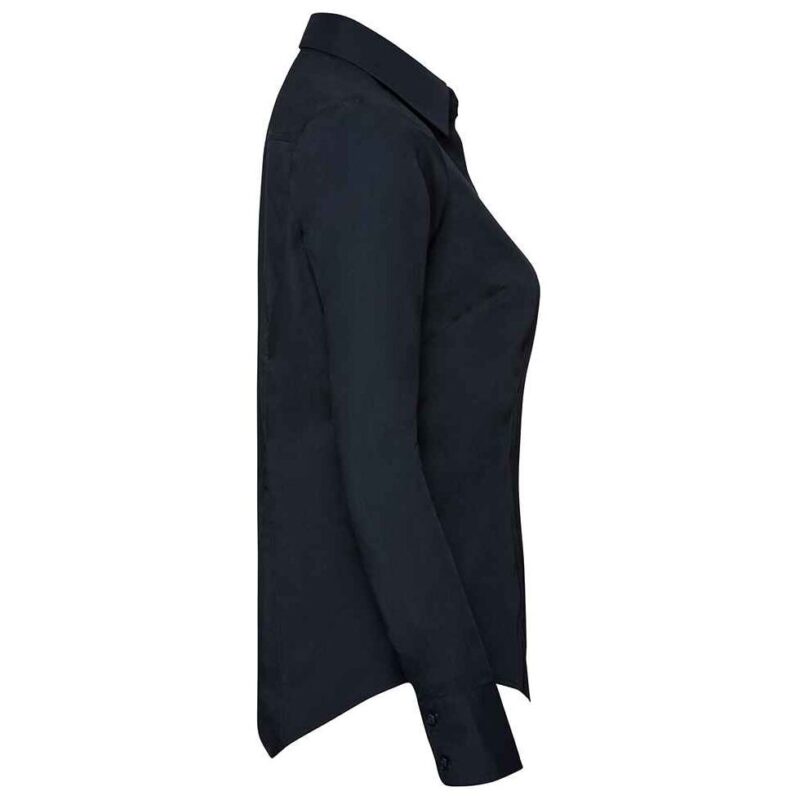Russell Athletic Collection Ladies Long Sleeve Fitted Poplin Shirt