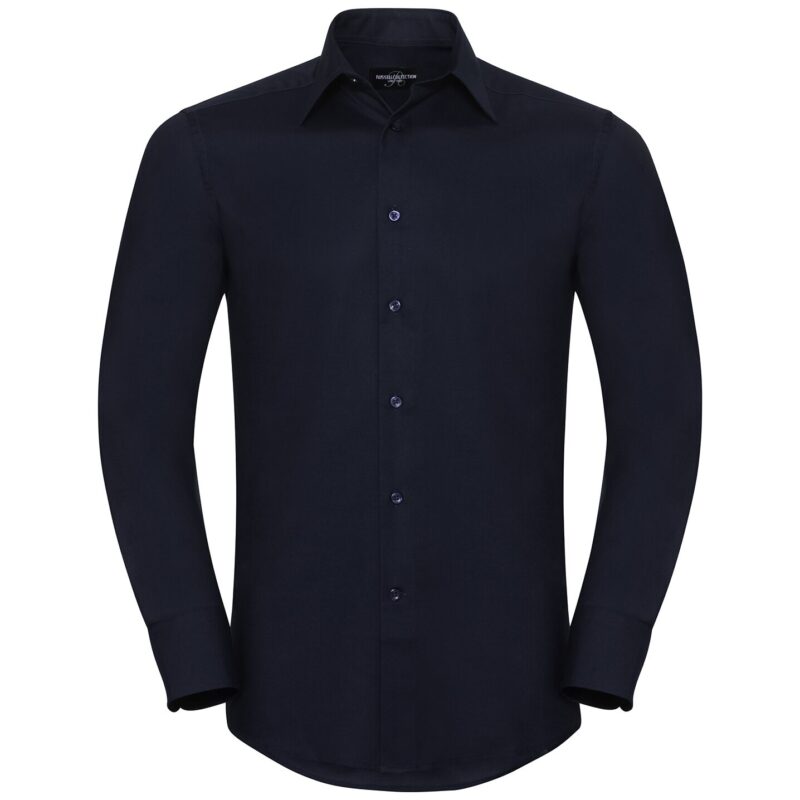 Russell Athletic Collection Long Sleeve Tailored Oxford Shirt