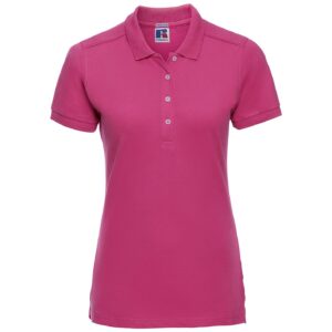 Russell Athletic Ladies Stretch Pique Polo Shirt