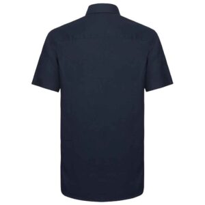Russell Athletic Collection Short Sleeve Tailored Oxford Shirt