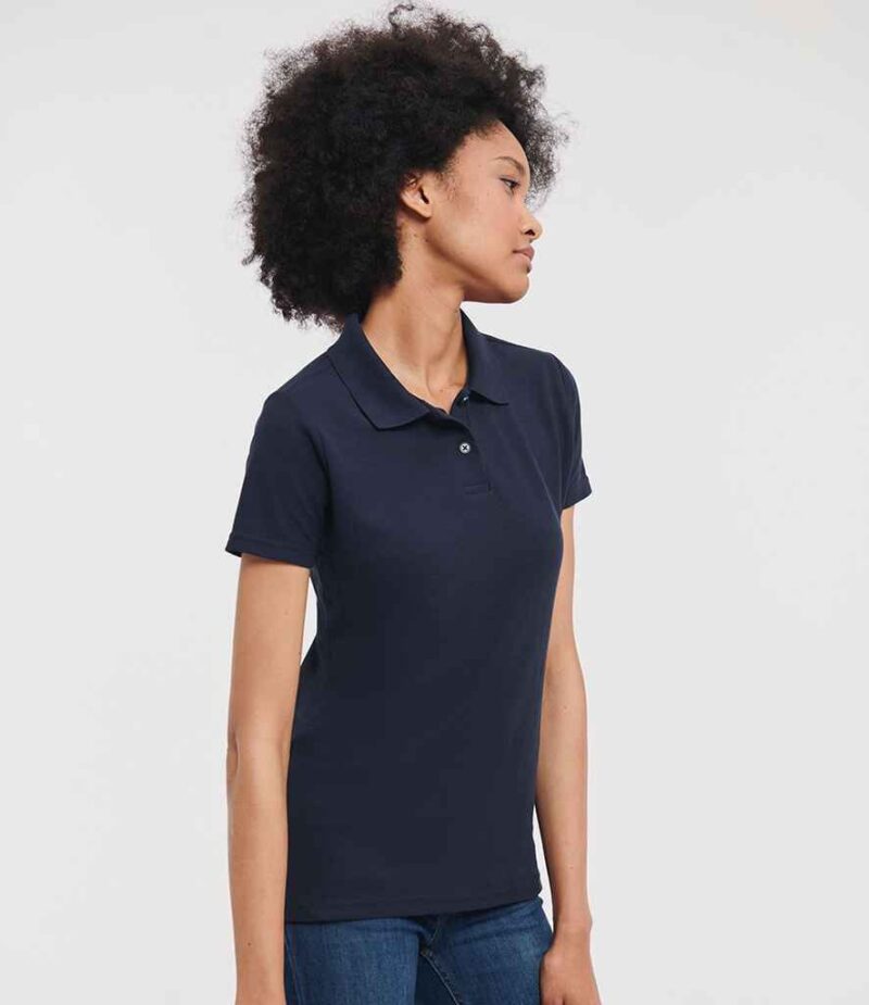 Russell Athletic Ladies Classic Poly/Cotton Pique Polo Shirt