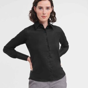 Russell Athletic Collection Ladies Long Sleeve Ultimate Non-Iron Shirt