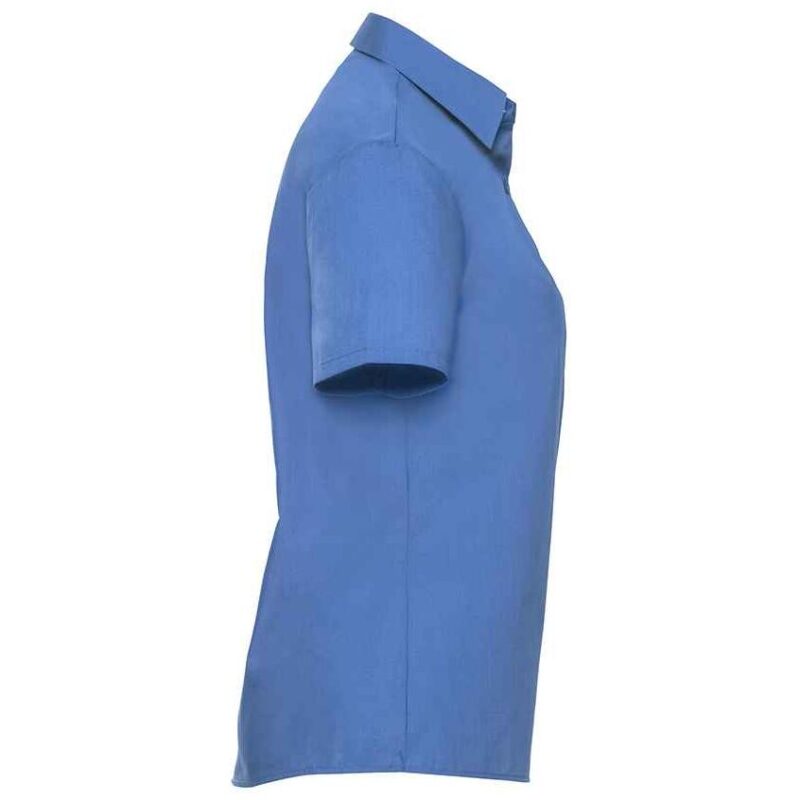Russell Athletic Collection Ladies Short Sleeve Easy Care Poplin Shirt