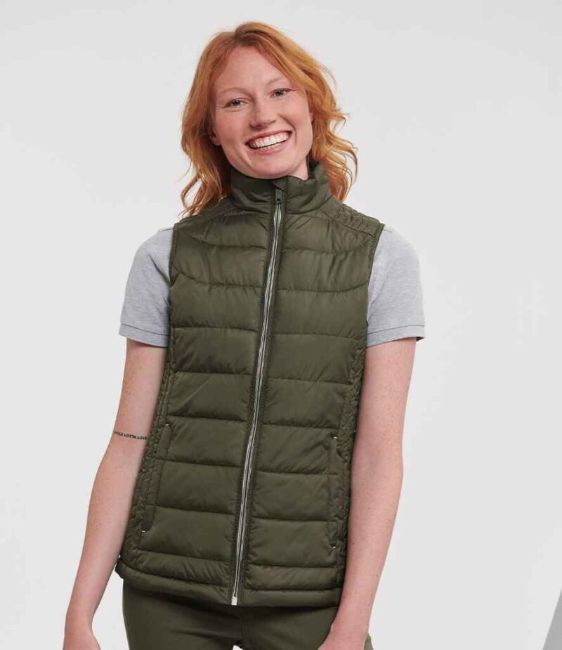 Russell Athletic Ladies Nano Padded Bodywarmer