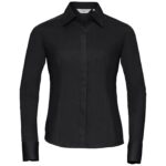Russell Athletic Collection Ladies Long Sleeve Fitted Poplin Shirt