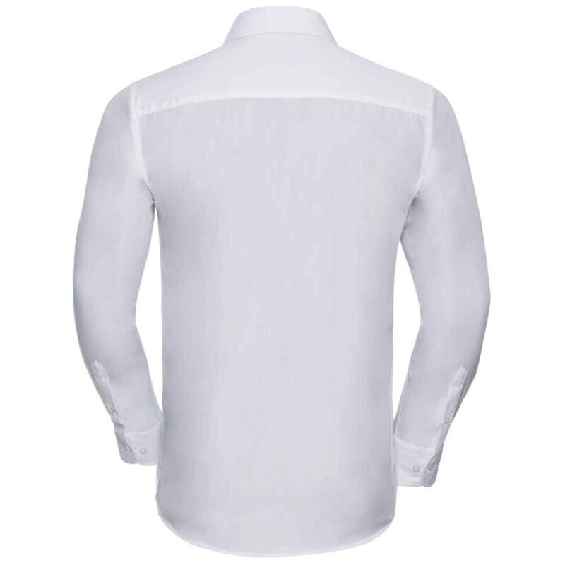 Russell Athletic Collection Long Sleeve Tailored Poplin Shirt