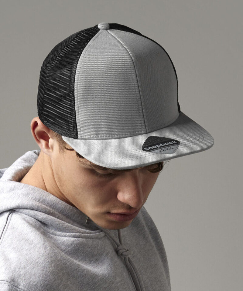 Beechfield Original Flat Peak 6 Panel Trucker Cap