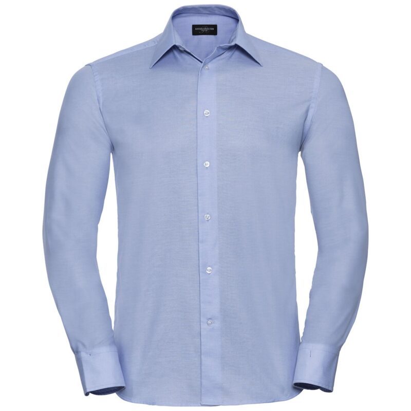 Russell Athletic Collection Long Sleeve Tailored Oxford Shirt