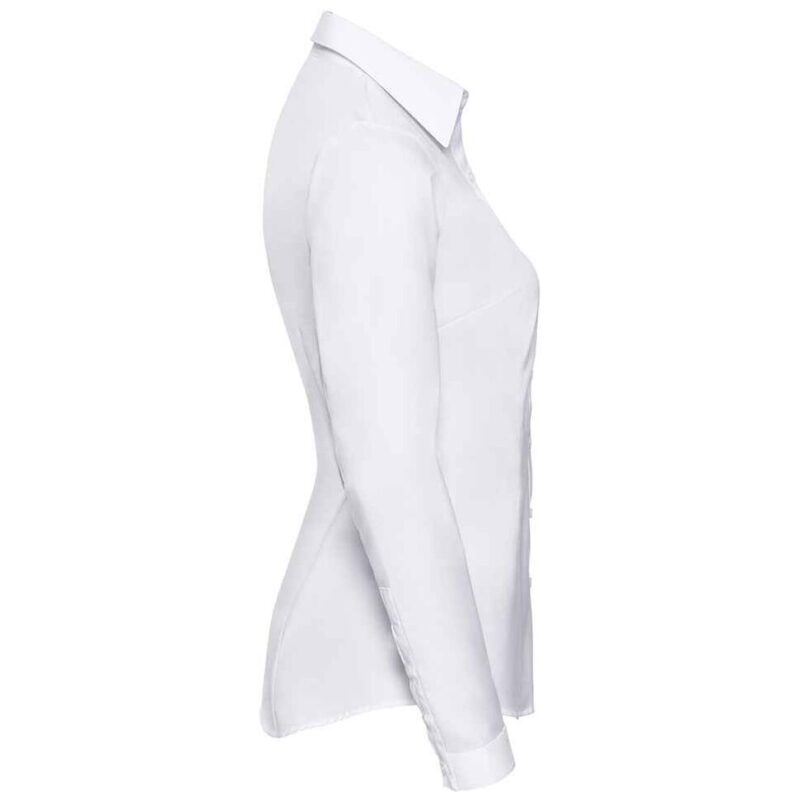 Russell Athletic Collection Ladies Long Sleeve Herringbone Shirt
