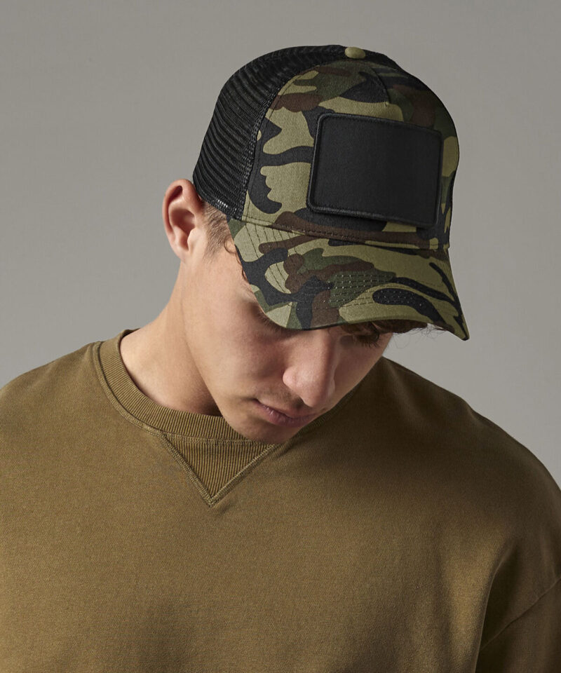 Beechfield Patch Snapback Trucker Cap