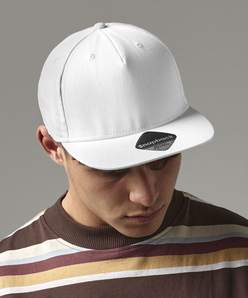 Beechfield 5 Panel Snapback Rapper Cap