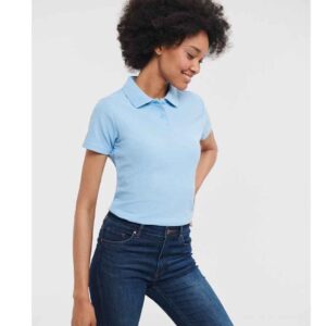 Russell Athletic Ladies Classic Poly/Cotton Pique Polo Shirt