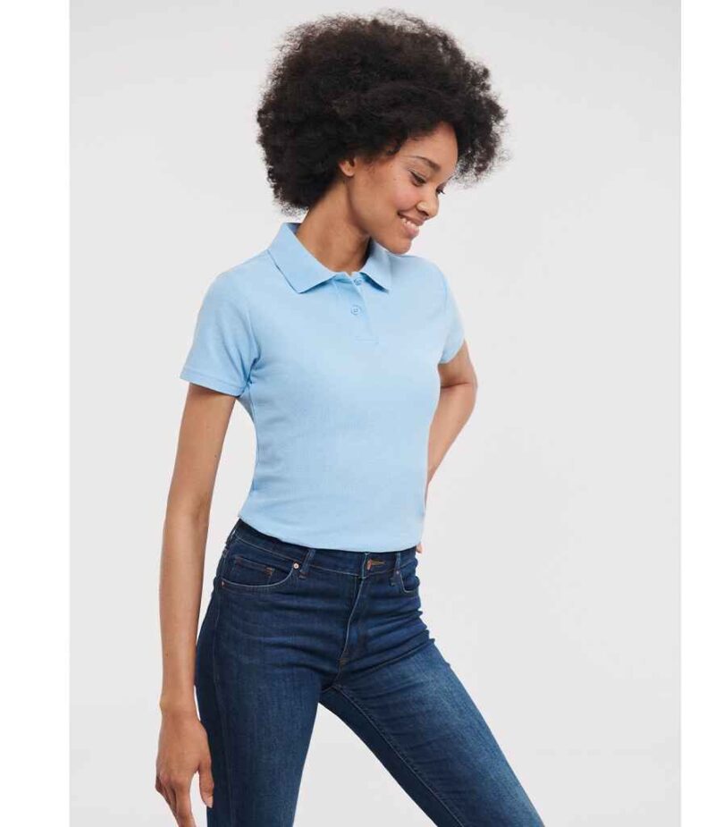 Russell Athletic Ladies Classic Poly/Cotton Pique Polo Shirt