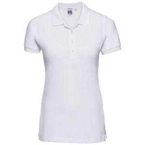 Russell Athletic Ladies Stretch Pique Polo Shirt