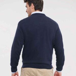 Russell Athletic Collection Cotton Acrylic V Neck Sweater