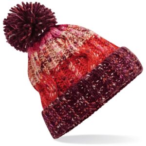 Beechfield Corkscrew Pom Pom Beanie