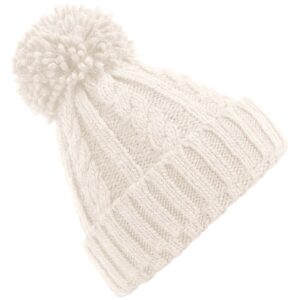 Beechfield Cable Knit Melange Beanie