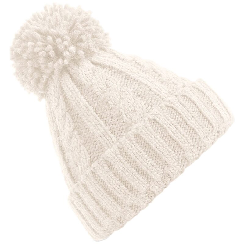 Beechfield Cable Knit Melange Beanie