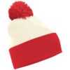 Off White/Bright Red