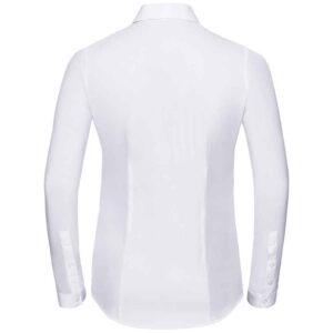 Russell Athletic Collection Ladies Long Sleeve Herringbone Shirt