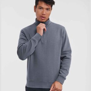 Russell Athletic Authentic Zip Neck Sweatshirt