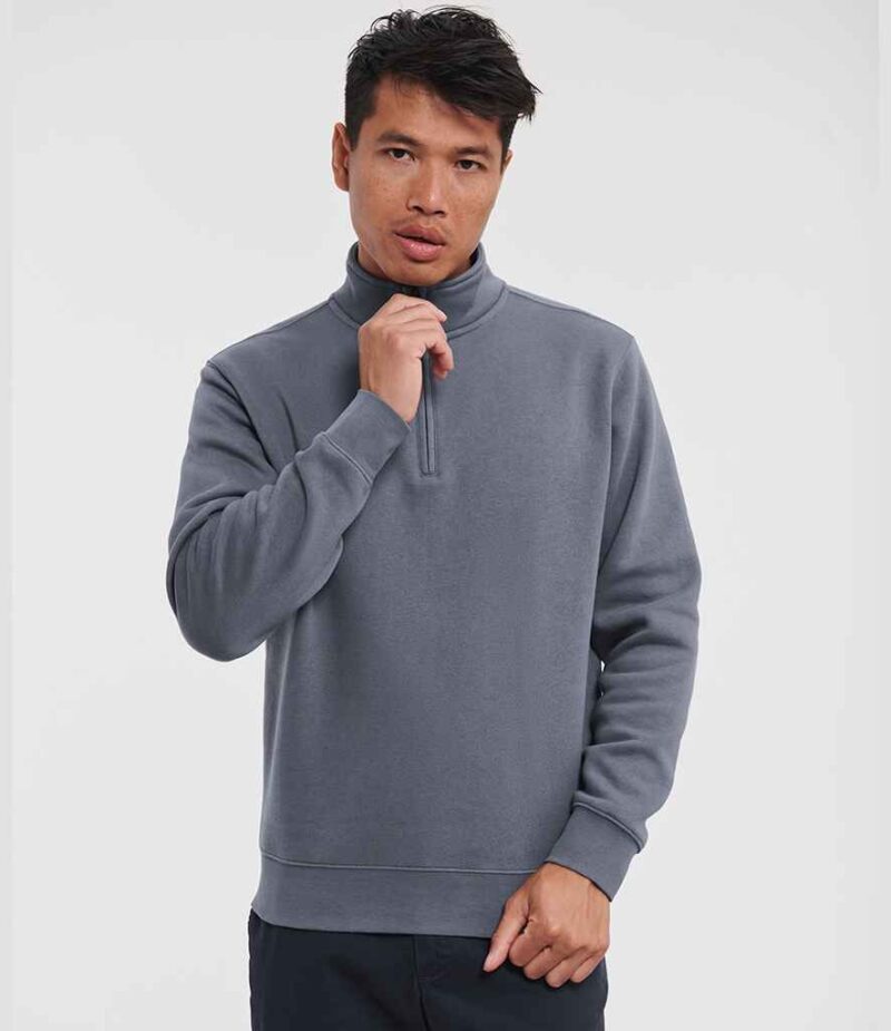 Russell Athletic Authentic Zip Neck Sweatshirt
