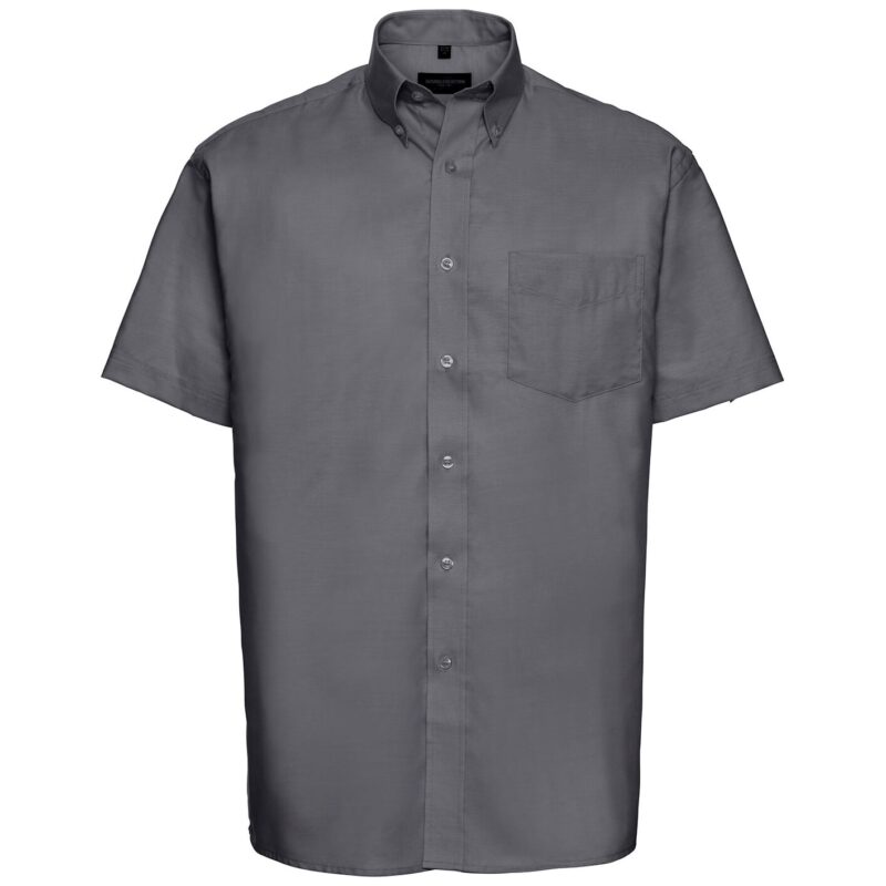 Russell Athletic Collection Short Sleeve Easy Care Oxford Shirt