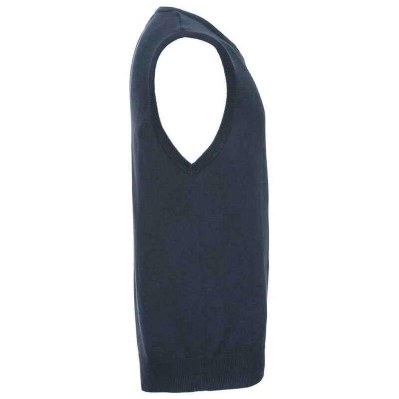Russell Athletic Collection Sleeveless Cotton Acrylic V Neck Sweater