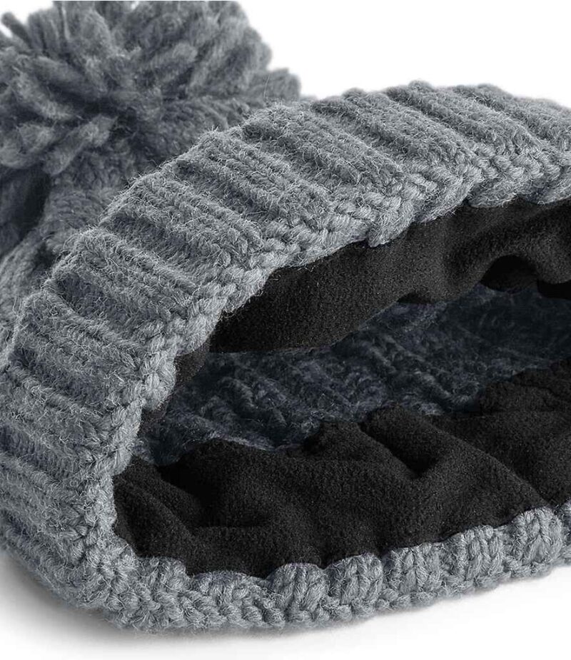 Beechfield Cable Knit Melange Beanie