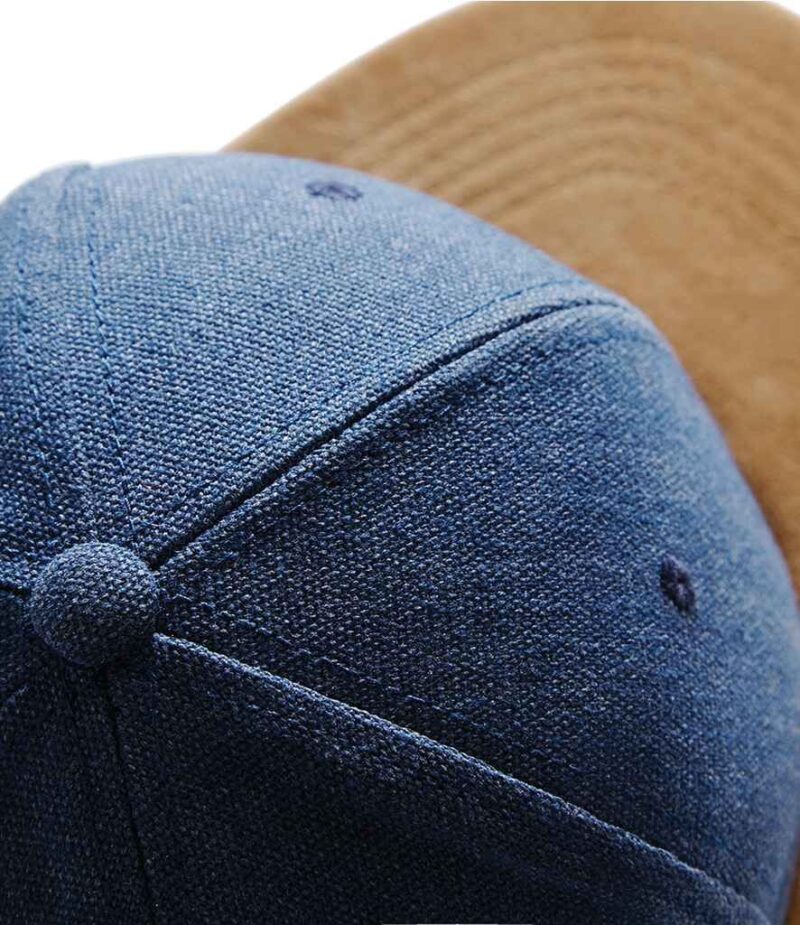 Beechfield Suede Peak Snapback Cap
