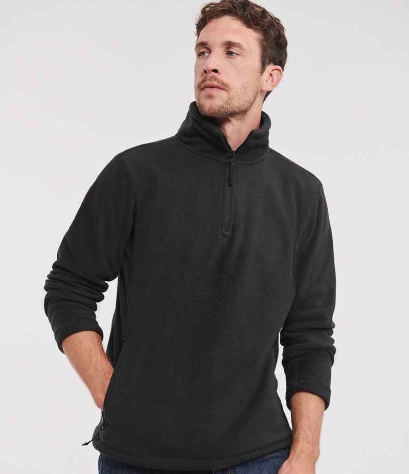 Russell Athletic Zip Neck Outdoor Fleece