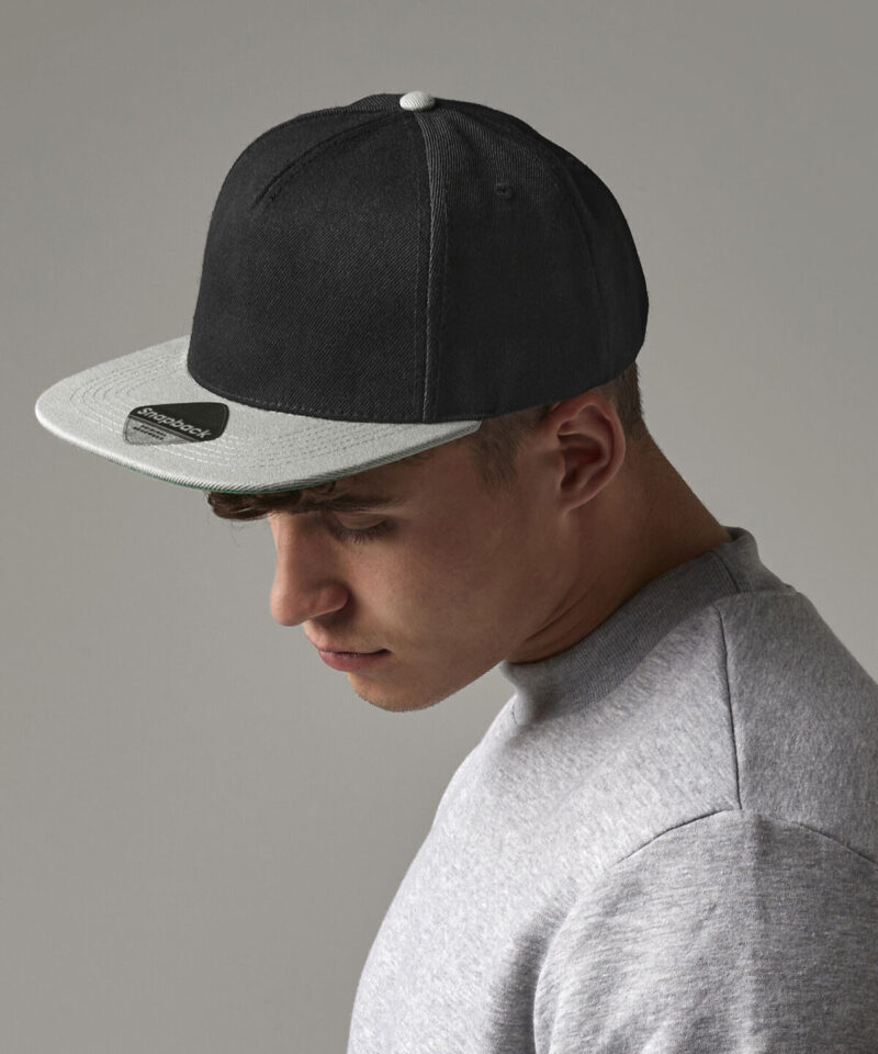 Beechfield Original Flat Peak Snapback Cap