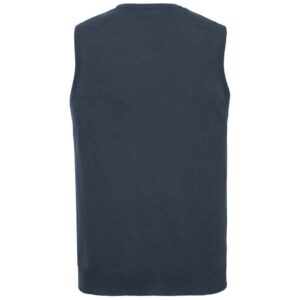 Russell Athletic Collection Sleeveless Cotton Acrylic V Neck Sweater