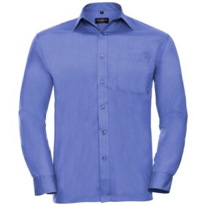 Russell Athletic Collection Long Sleeve Easy Care Poplin Shirt