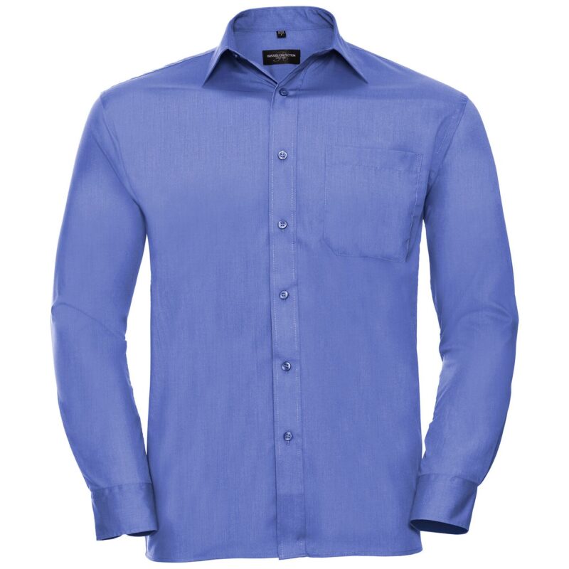 Russell Athletic Collection Long Sleeve Easy Care Poplin Shirt