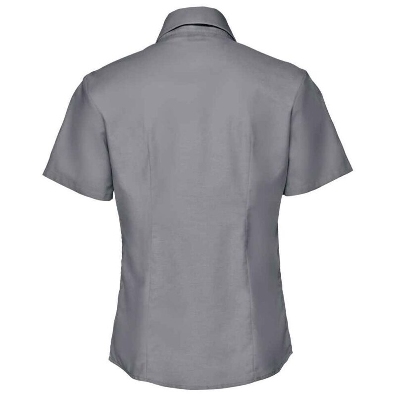 Russell Athletic Collection Ladies Short Sleeve Easy Care Oxford Shirt