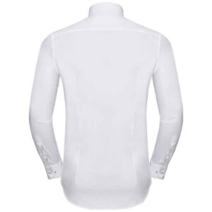 Russell Athletic Collection Long Sleeve Contrast Herringbone Shirt