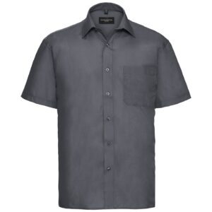 Russell Athletic Collection Short Sleeve Easy Care Poplin Shirt