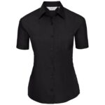 Russell Athletic Collection Ladies Short Sleeve Easy Care Poplin Shirt