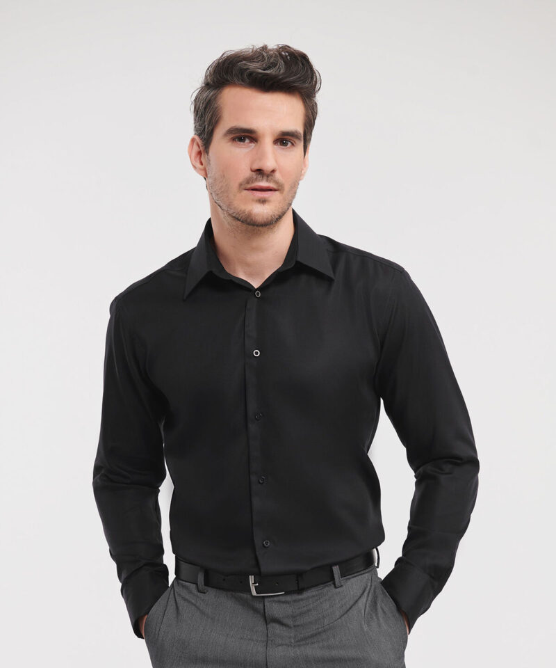 Russell Athletic Collection Long Sleeve Tailored Ultimate Non-Iron Shirt