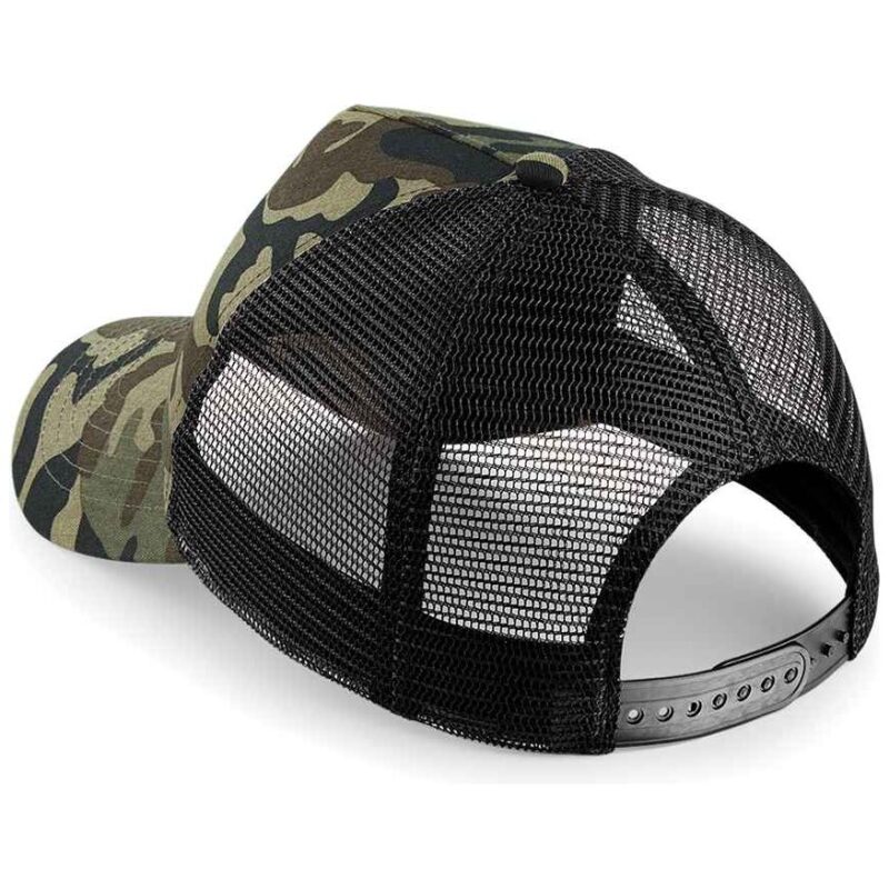 Beechfield Camo Snapback Trucker Cap