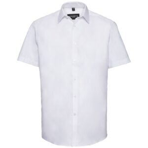 Russell Athletic Collection Short Sleeve Herringbone Shirt