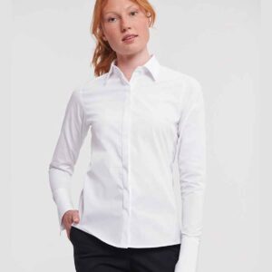 Russell Athletic Collection Ladies Ultimate Stretch Shirt