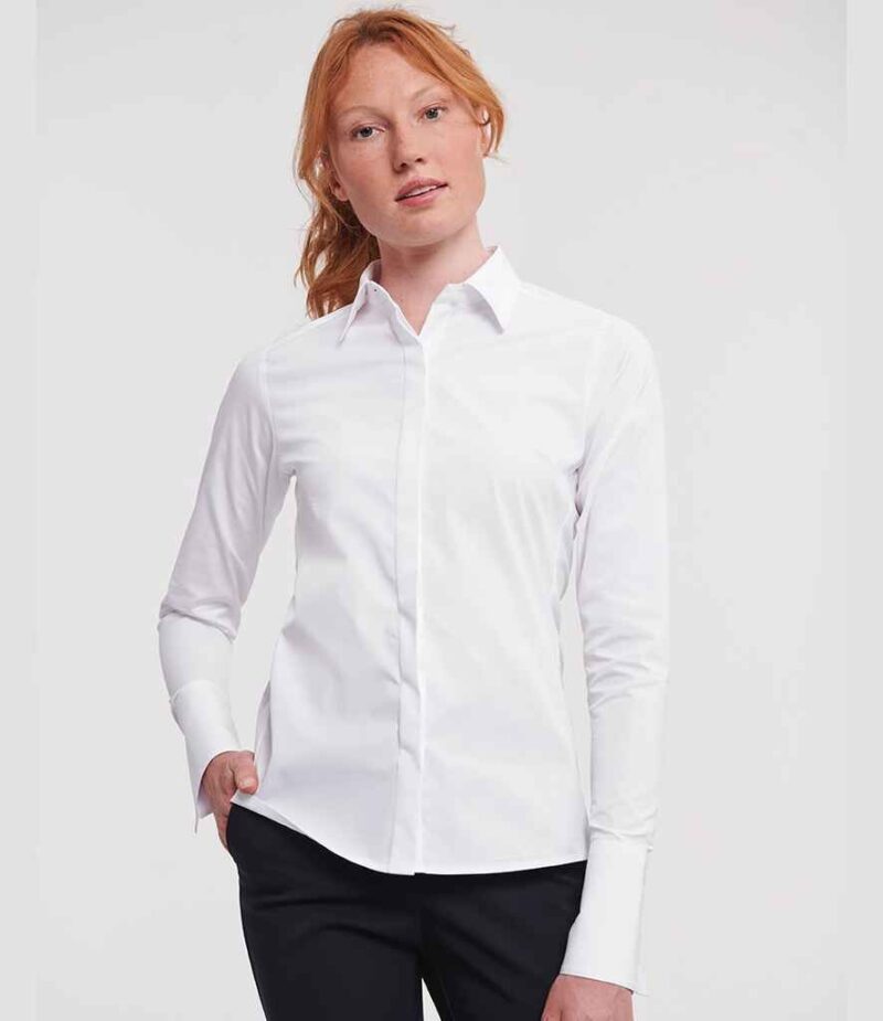 Russell Athletic Collection Ladies Ultimate Stretch Shirt