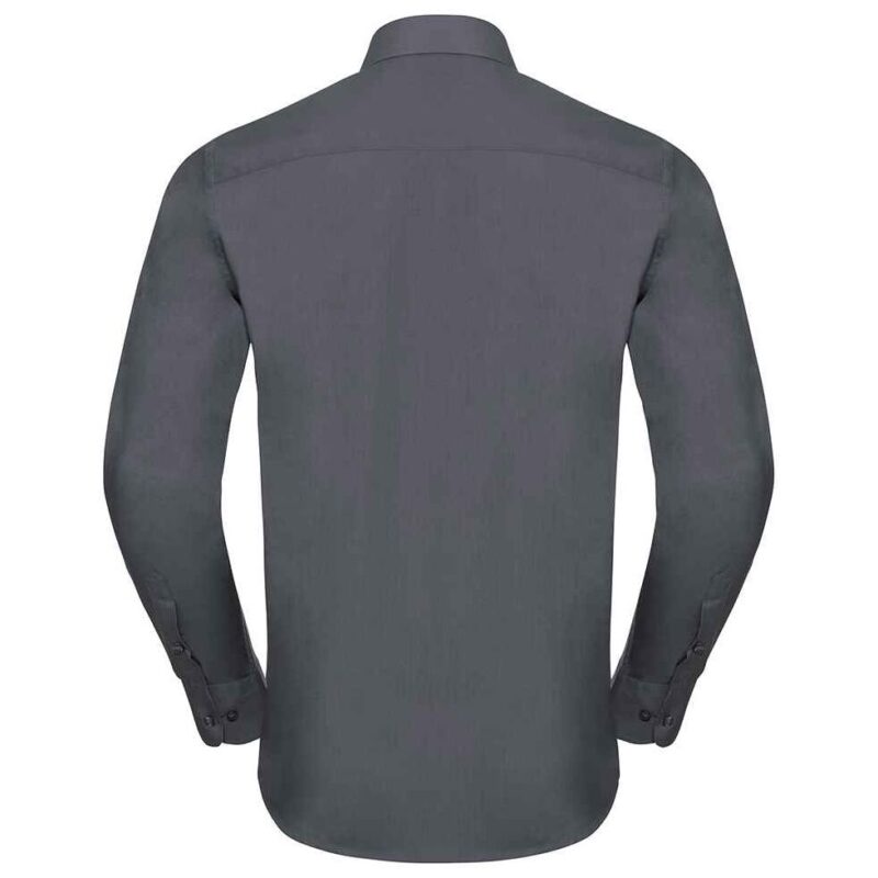 Russell Athletic Collection Long Sleeve Tailored Poplin Shirt