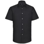 Russell Athletic Collection Short Sleeve Tailored Oxford Shirt