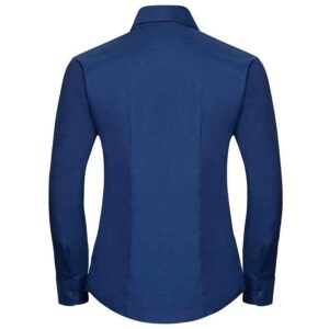Russell Athletic Collection Ladies Long Sleeve Easy Care Oxford Shirt