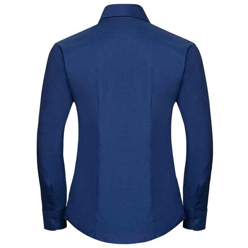 Russell Athletic Collection Ladies Long Sleeve Easy Care Oxford Shirt