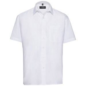 Russell Athletic Collection Short Sleeve Easy Care Poplin Shirt