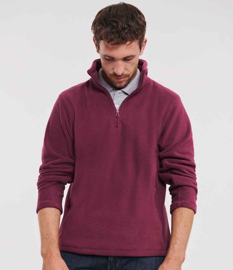 Russell Athletic Zip Neck Outdoor Fleece